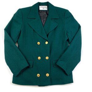 International Scene Made In Russia Wool Blazer/Jacket With Gold Buttons 11/12